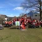 Wuppis beim Umzug der Bludescher Faschingsfreunde