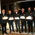 Gerhart K__gler_ Hans Kurzmann_ Karl Schmid_ Bernhard Pichler_ Wilfried Simon von den Eisstocksch__tzen wurden geehrt.JPG