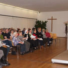 Bilder von den ersten beiden Abenden des Glaubensforums Leiblachtal im Lochauer Pfarrheim