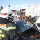 Verkehrsunfall in Wien-Donaustadt: Bilder der Feuerwehr