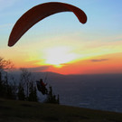 Sonnenuntergang am Gaisberg