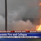 Feuer brachte Autobahnbrücke in Atlanta zum Einsturz