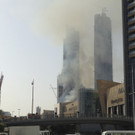 Feuer in Wolkenkratzer in Dubai ausgebrochen