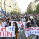 Tausende gingen in Ungarn für Soros-Uni CEU auf die Straßen