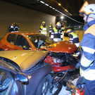 Frontalkollision im Pfändertunnel