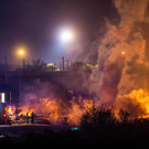 Brand in französischem Flüchtlingslager