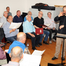 Proben und Stimmbildung vor dem Chorkonzert