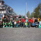 Bilder von der letztjährigen Bodenseeufer- und Landschaftsreinigungsaktion in Lochau