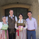 Feierliche Hochzeit von Melanie und Daniel Bereuter.
