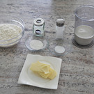 Selbst gemachte Pizza