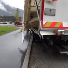 Lkw kollidiert mit Montafonerbahn