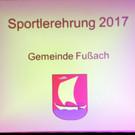 Sportlerehrung 2017 in Fußach