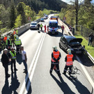 Vorarlberg: S16 gesperrt - Unfall vor der Ausfahrt Dalaas