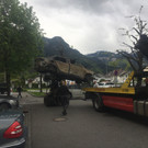 Bludenz: Wracks werden abtransportiert