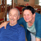 Kurt H__mmerle _82_ mit Pflegedienstleitung Christine Sila.JPG