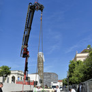 "Humanitassäule" im MQ aufgestellt