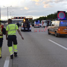 Unfall und Sperre A2 Richtung Wien