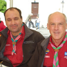 Impressionen der Frühstücksaktion der Pfadfinder Montafon