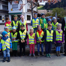 Polizei zu Besuch im Kindergarten Übersaxen