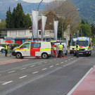 Moped-Unfall in Dornbirn Schwefel - Eine Schwerverletzte
