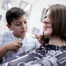 "Haircuts by Children": Bilder der Aktion