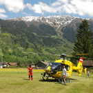 Hubschrauber in Tschagguns
