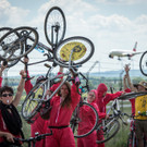 Protest gegen 3. Piste am Flughafen Wien: Bei der Kundgebung der Baugegner