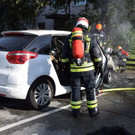 Autobrand in Wiener Neudorf