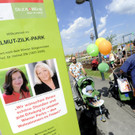 Bei der Eröffnung des Helmut-Zilk-Parks