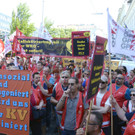 GPA-Demo vor WKÖ in Wien