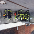 Feuerwehruebung in Schruns