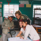 Philipp Mück und Liz Schrenk in Peru