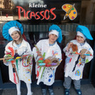 Vernissage der kleinen Picassos des Kindergartens Außerbraz.