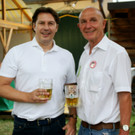 Man trifft sich beim Sandar-Fest - Martin Fitz und Albert Hofer.JPG