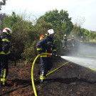 Flurbrand in Wiener Neudorf