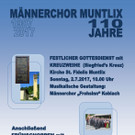 110 Jahre Männerchor Muntlix
