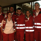 Die M__dels und Jungs vom Roten Kreuz hielten sich bereit.JPG