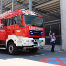 Neues Fahrzeug der Betriebsfeuerwehr vorgestellt