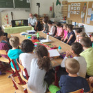 Sozialsprengel Raum Bludenz veranstaltet Vorlesestunde an Schulen. 