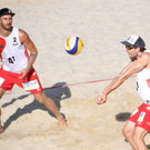 Tag 6 bei der Beach Volleyball WM in Wien: Seidl / Winter (AUT) gegen Dressler / Kunert (AUT) 