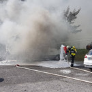Brand: Wohnmobil wurde Raub der Flammen