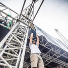 Aufräumarbeiten nach dem Szene Open Air 2017 in Lustenau