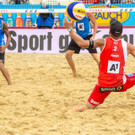 Beachvolleyball WM 2017 - Donauinsel - Halbfinale Männer AUT- RUS - Doppler, Horst - Liamin, Krasilnikov - 06.08.2017 Teil 1/2