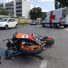 Wolfurt: Motorrad kollidiert mit Pkw