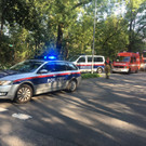 Unfall in Dornbirn: Auto fällt in Furt 