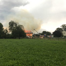 Bauernhof in Rankweil in Brand