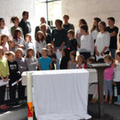 Abschluss Veranstaltung musikalischen Sommerlager der jungen Kirche