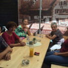 Eisessen in der Traube Bürs