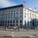Bau der Anti-Terror-Poller in Wien 