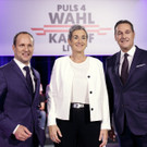 Puls4-TV-Duell: Lunacek gegen Strache